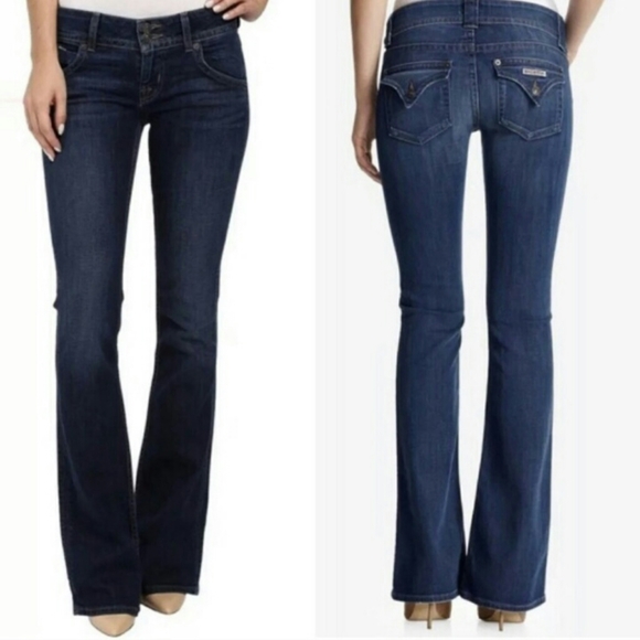 Hudson Jeans Denim - Hudson Dark Blue Signature Bootcut Flare Jeans